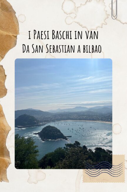la vista dall'alto su San Sebastian